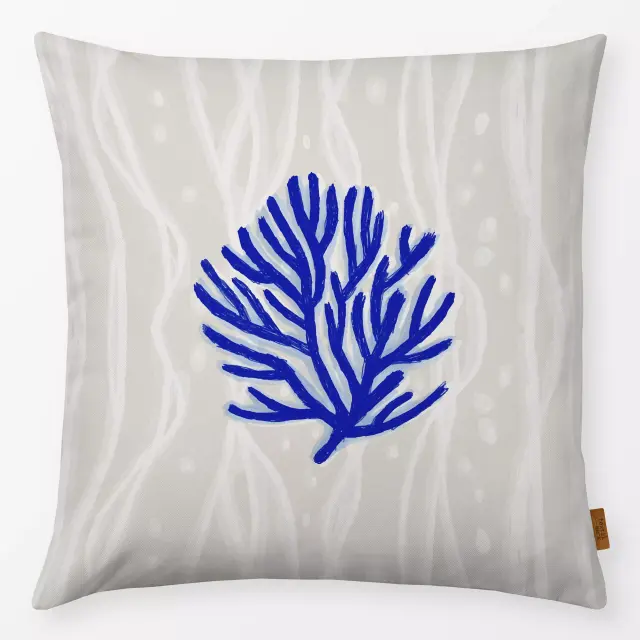 Kissen Vibrant Summer Koralle blau 2
