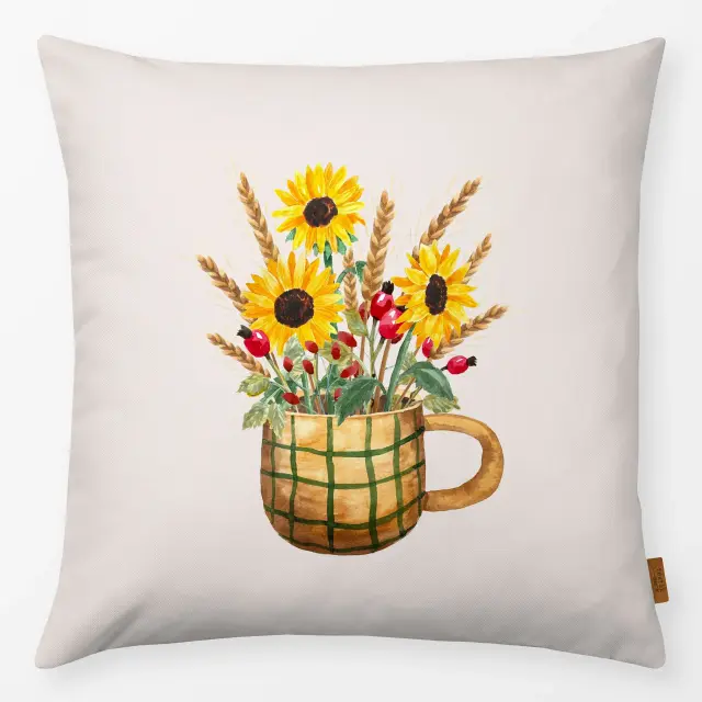 Kissen Blooming Cup of Autumn
