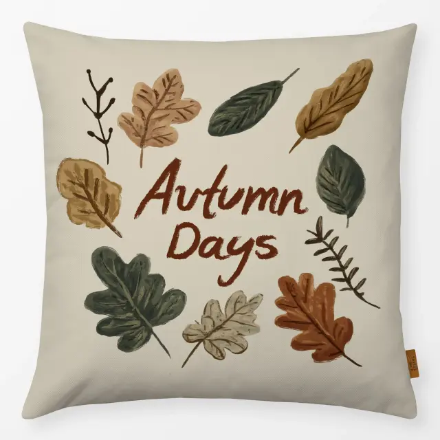 Kissen Autumn Days Blätter