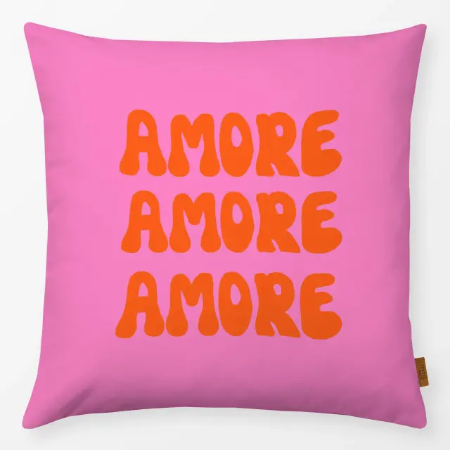 Kissen Amore Orange Pink