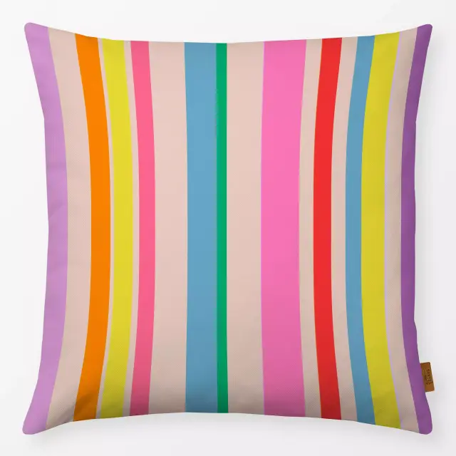 Kissen Bunte Sommer Streifen