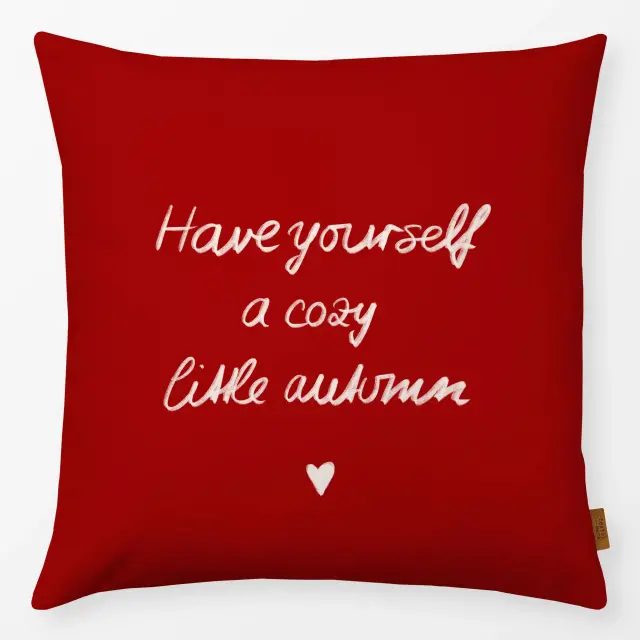 Kissen Cozy Autumn Rot