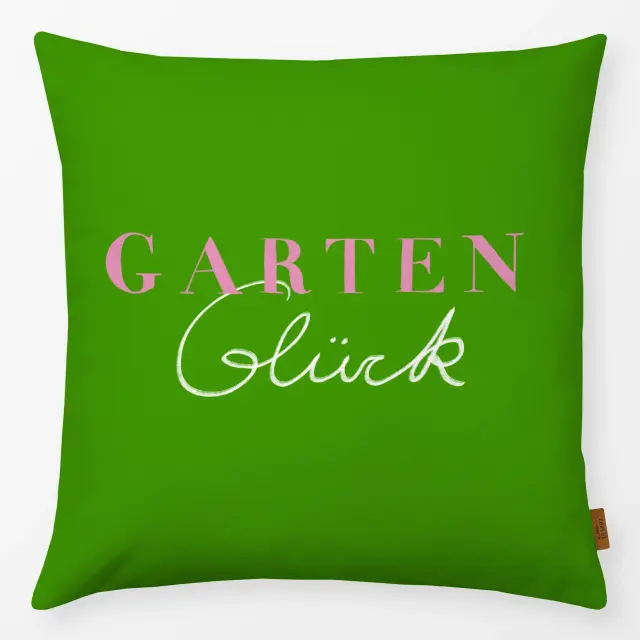Kissen Gartenglück Grün