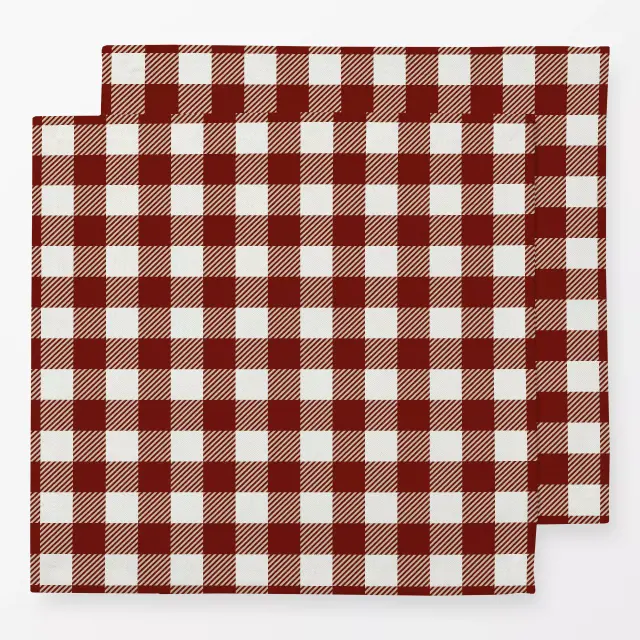 Servietten Christmas Check rot