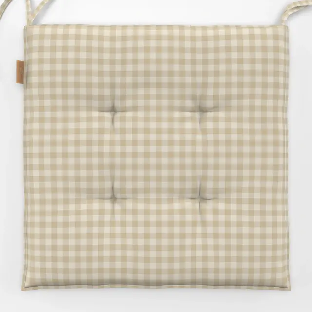 Sitzkissen Landliebe Karo beige