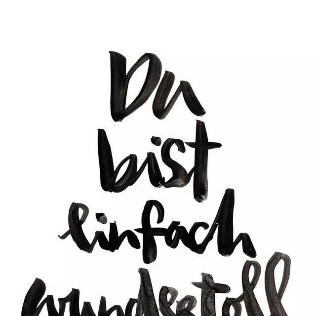 Tischdecke Du bist einfach wundertoll