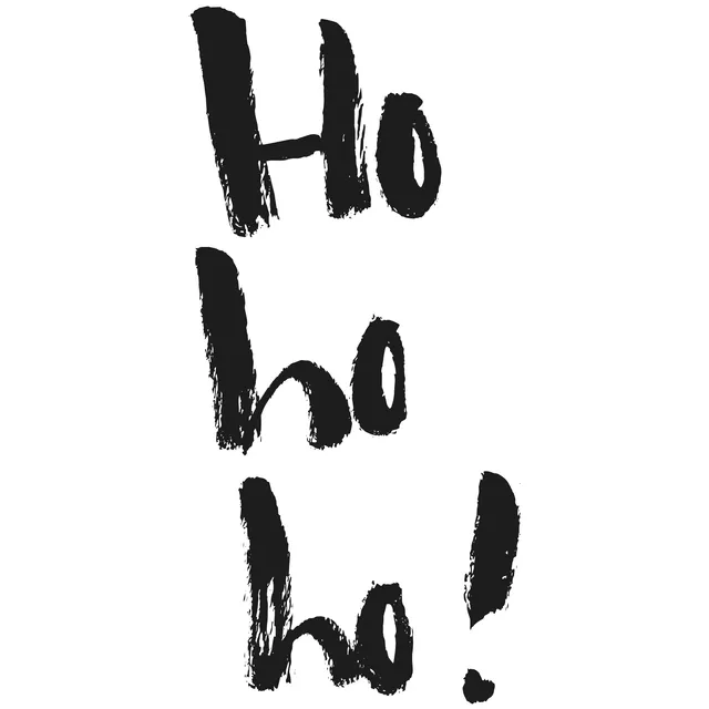 Bettwäsche Hohoho! Weihnachts-Lettering