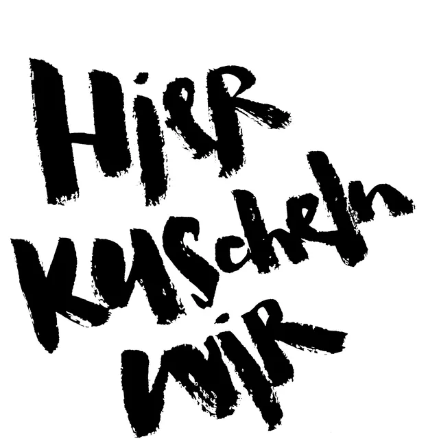 Kissen Hier Kuscheln Wir