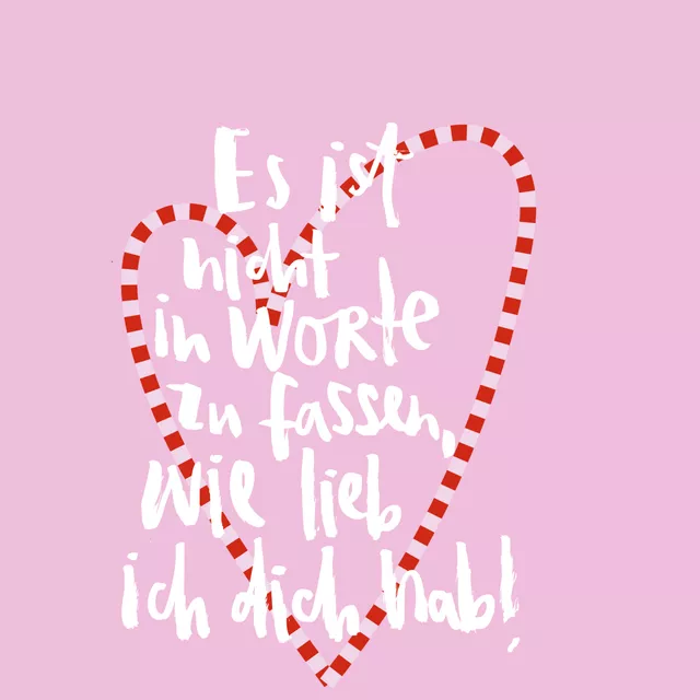 Tischset Worte 2