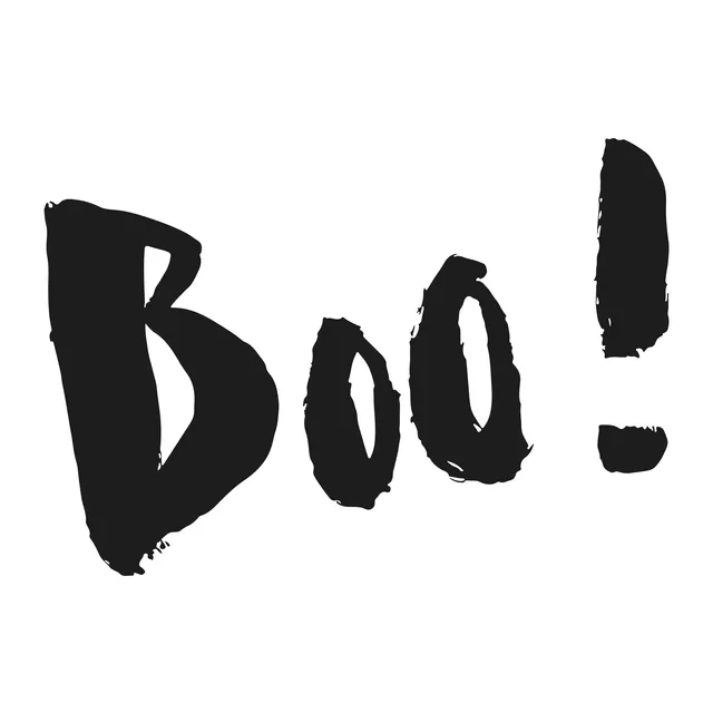 Geschirrtücher Boo! Lettering