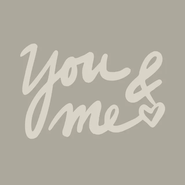 Tischset You and Me 2