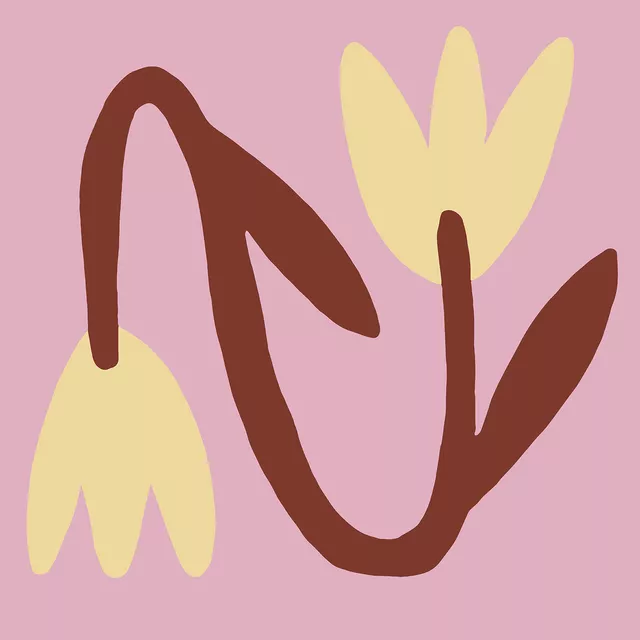 Tischset A Flower 4Y