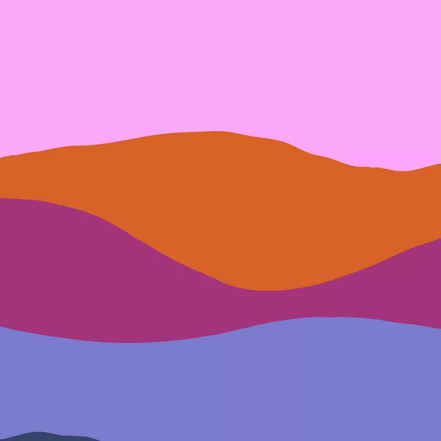 Kissen Colorful Waves 3