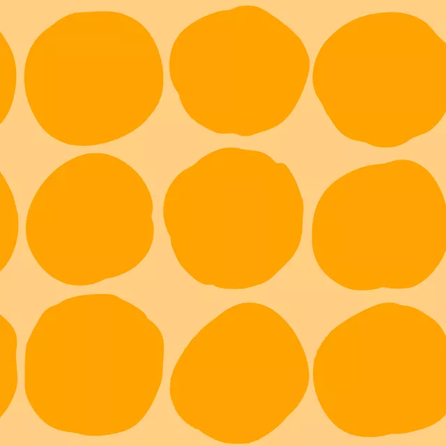 Bankauflage Orange Dots