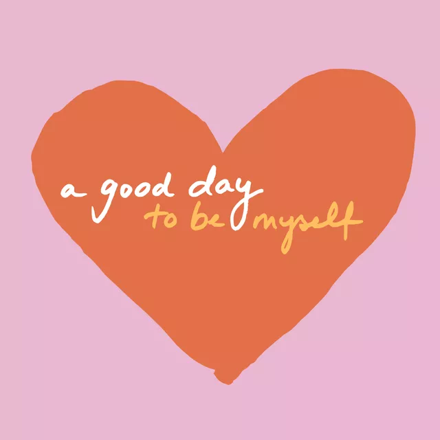 Tischset A good day to be myself