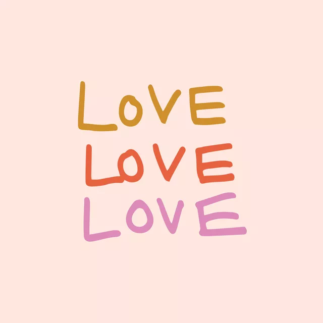Geschirrtücher Love Love Love 2