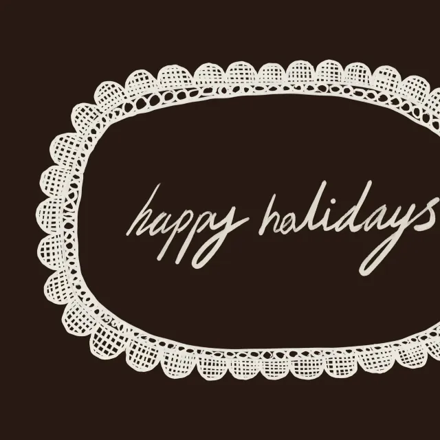 Tischset Happy Holidays