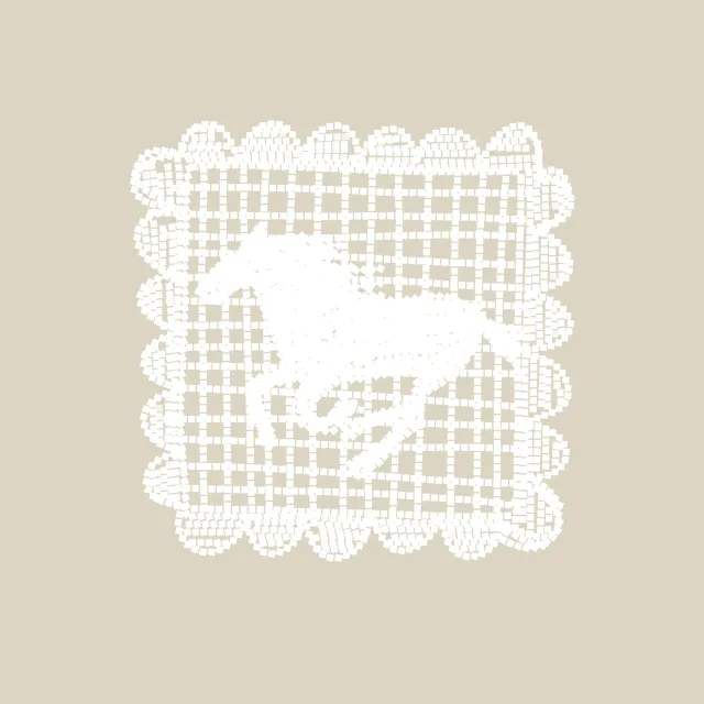 Kissen Chrochet Horse