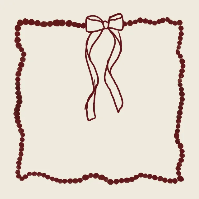 Sitzkissen Beige/Red
