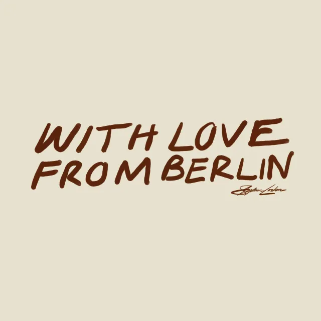 Kissen With Love From Berlin