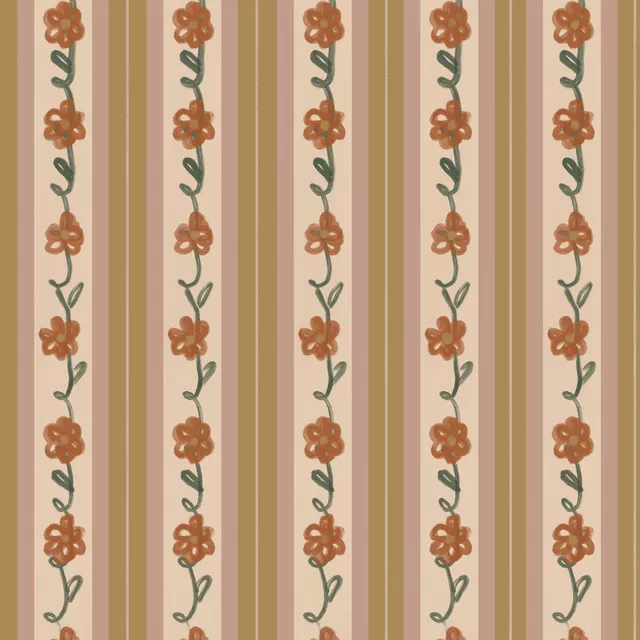 Ditzy Floral Dusty Rose