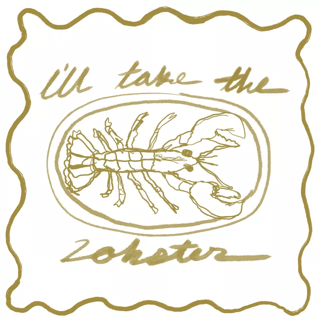 Bodenkissen I'll Take the Lobster