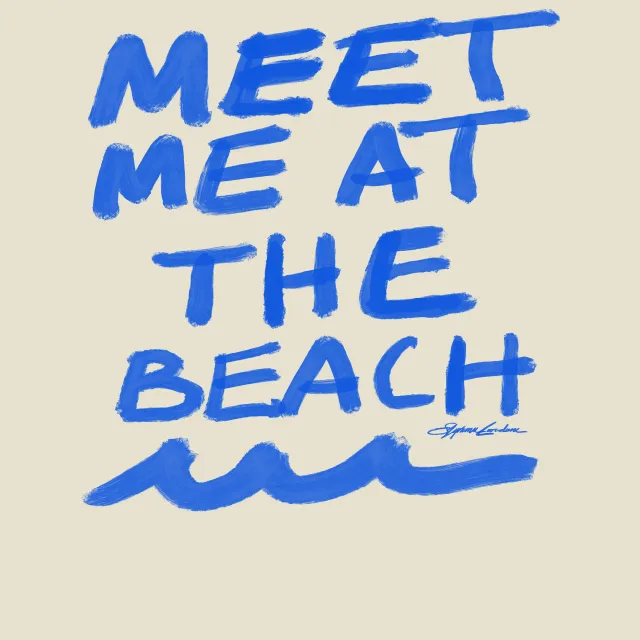 Kissen Meet Me at the Beach