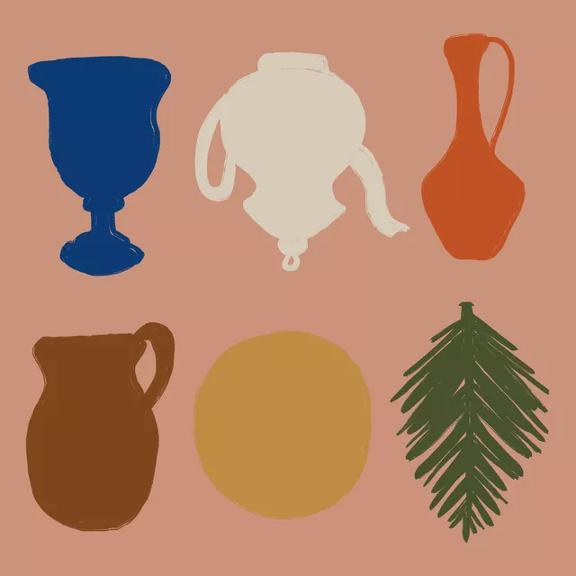 Kissen Boho Moroccan Ceramics