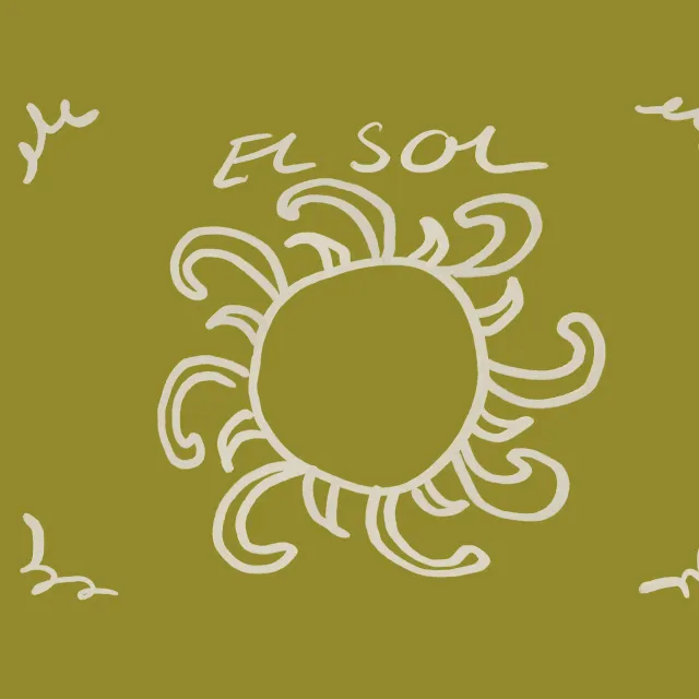 Kissen El Sol Chartreuse