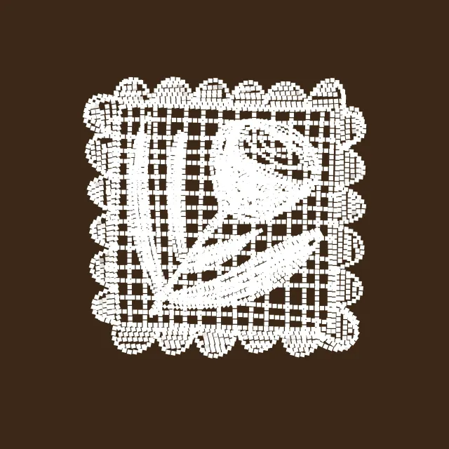 Servietten Crochet Rose