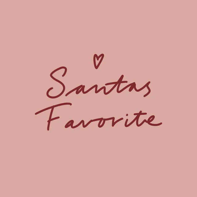 Bettwäsche Santas Favorite Handwritten Typography