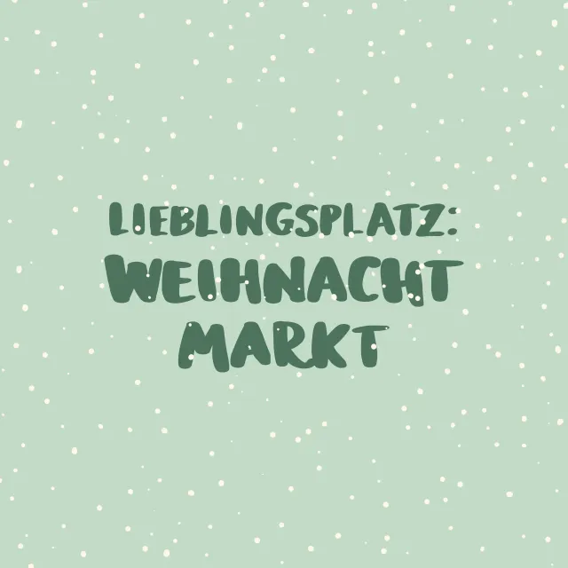 Kissen Weihnacht Markt Lieblingsplatz