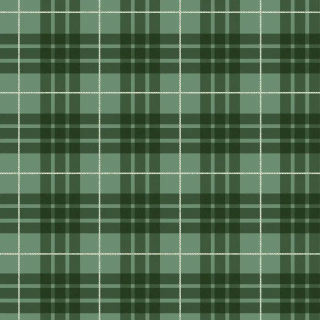 Tischläufer Green Christmas Plaid