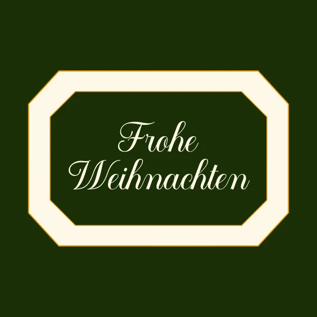 Tischset Frohe Weihnachten in Frame