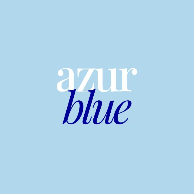 Servietten Azur Blue