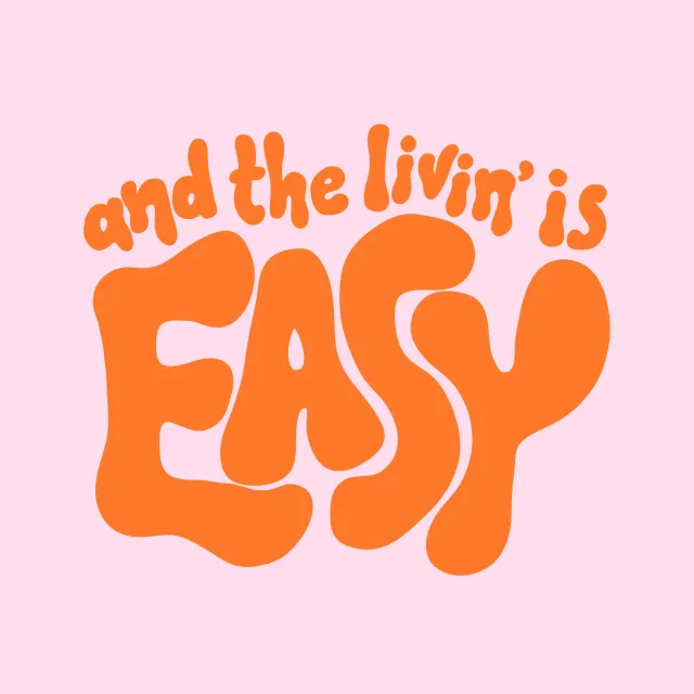 Tischset And The Livin' Is Easy