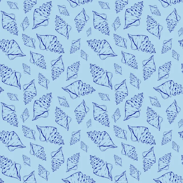 Santorini Seashell Pattern