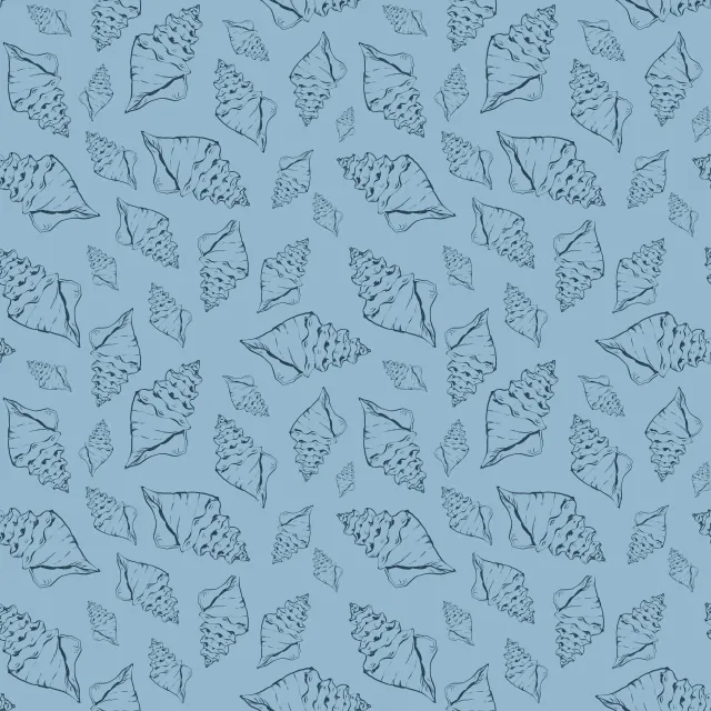Geschirrtücher Santorini Seashell Pattern