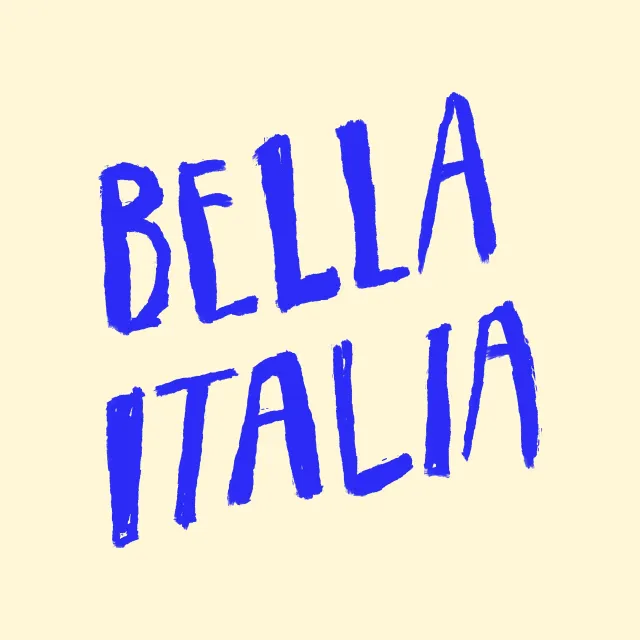 Servietten Blue Bella Italia