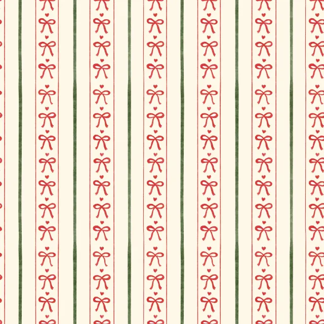 Sitzkissen Christmas Stripes With Bows