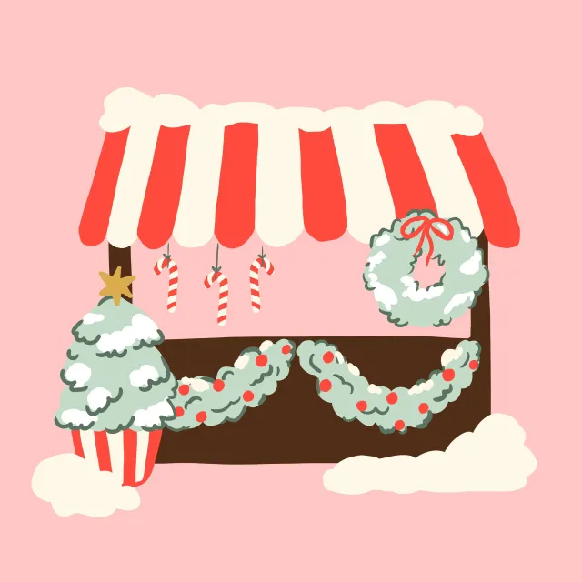 Kissen Christmas Market Booth