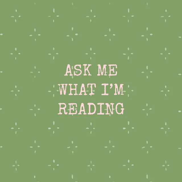 Tischdecke Ask Me What I'm Reading