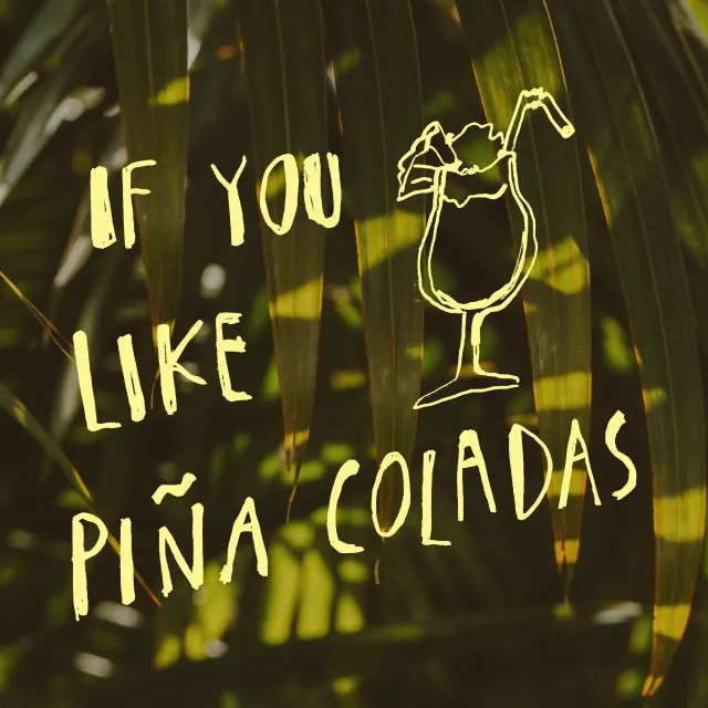 Sitzkissen If You Like Piña Coladas