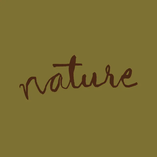 Kissen Typography Nature