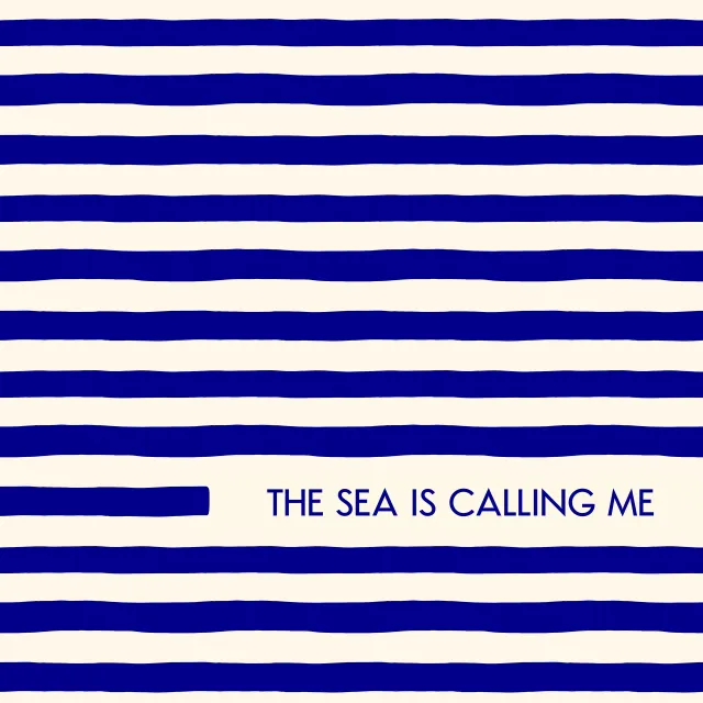 Sitzkissen The Sea Is Calling Me