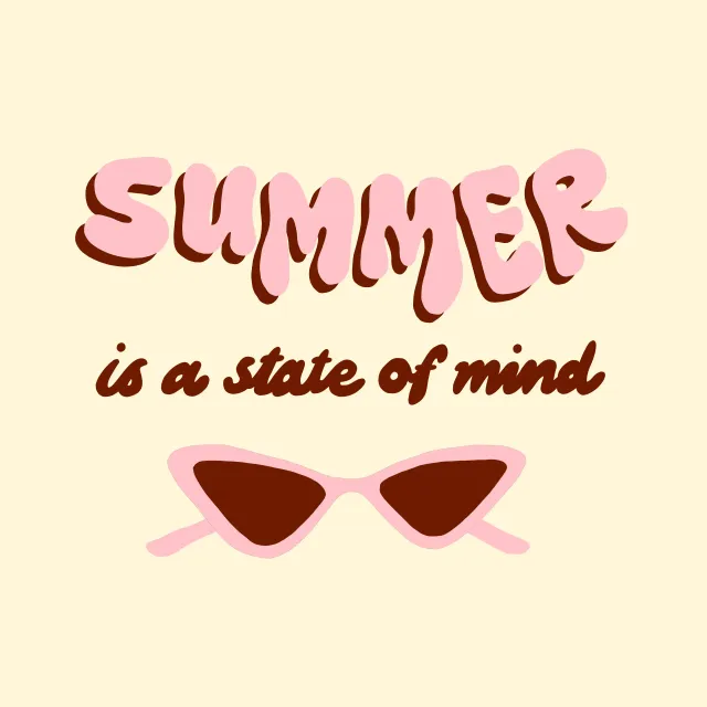 Bodenkissen Summer is a state of mind