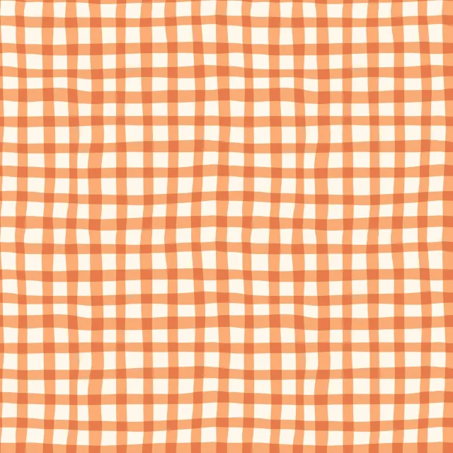 Servietten Orange Gingham