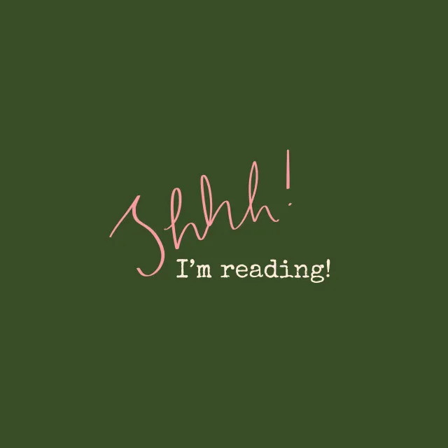 Kissen I'm reading