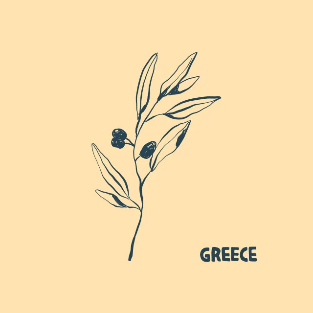 Sitzkissen Mediterranean Olive Branch