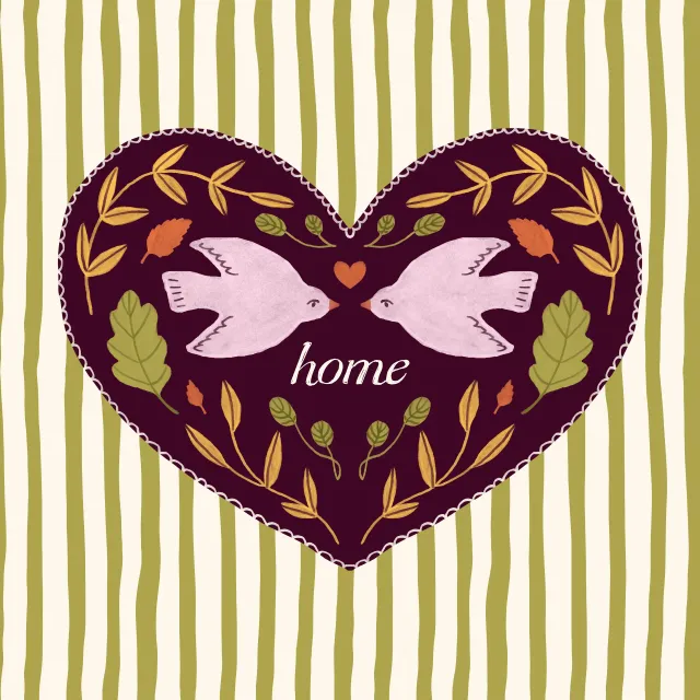 Kissen Home Heart